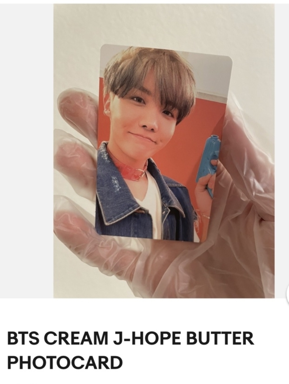 BTS Cream J-Hope Butter Photocard - Multi-Color